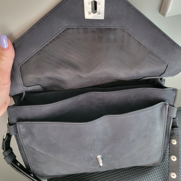 Rebecca Minkoff dark grey suede purse - Picture 6 of 9